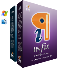 Stacked Infix PDF Editor boxes