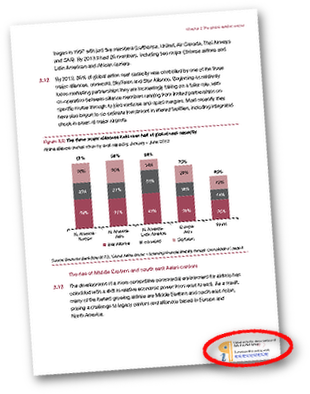 watermarked business report